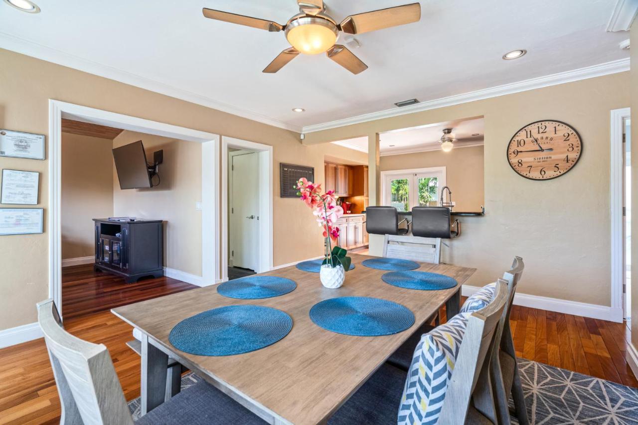 #1 Fort Lauderdale House - Heated Salt Water Pool - Private Oasis-Updated Gorgeous 3Br 3Ba - Las Olas Dış mekan fotoğraf