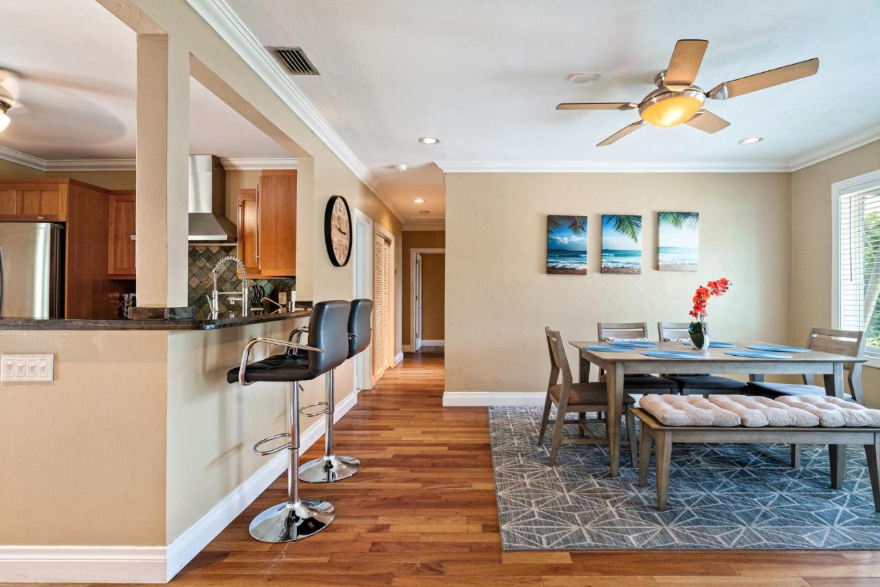 #1 Fort Lauderdale House - Heated Salt Water Pool - Private Oasis-Updated Gorgeous 3Br 3Ba - Las Olas Dış mekan fotoğraf